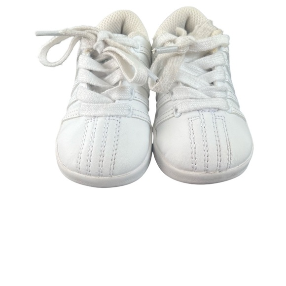 K SWISS Classic Low Varsity Low White on White Toddler Size 5 Unisex Shoes. - Picture 1 of 6